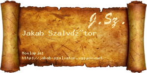 Jakab Szalvátor névjegykártya